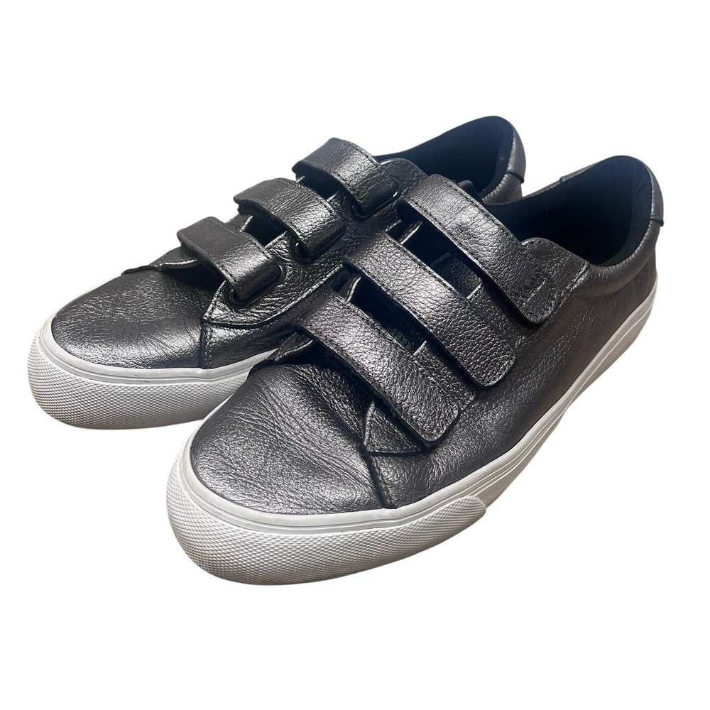 NWOB Ked's Women's Jump Kick V Fashion Sneaker in Gunmetal Leather Sz 9